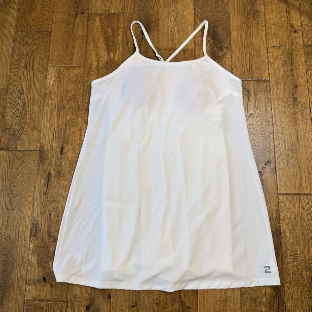 ZELOS White Mini Slip Dress